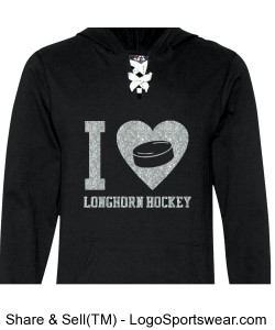 I Love Longhorn HOckey Design Zoom